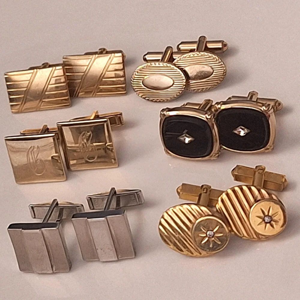 (6) VINTAGE Cuff Links